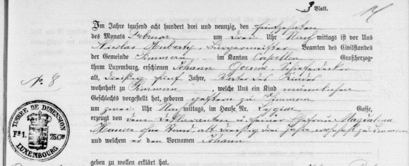 1893 — Eng Akt, schonn en Handwierksberuff